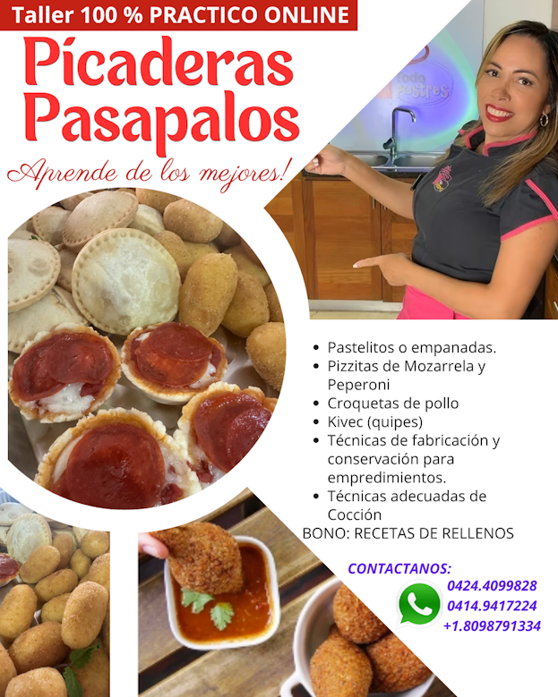 Curso Online de Picaderas / Pasapalos